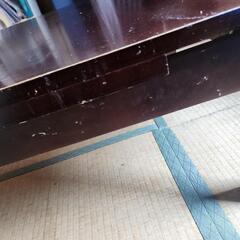 無料!ローテーブル座卓　伸長テーブル　幅変更可能 の画像