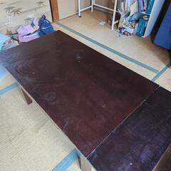 無料!ローテーブル座卓　伸長テーブル　幅変更可能 の画像