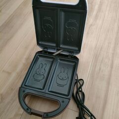 【取引決定しました】ホットサンドメーカー ミッフィー 数回使用の画像