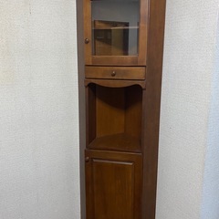 【お取引中】アンティーク調　コーナーボード　天然木