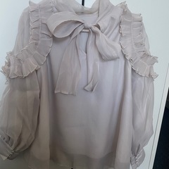 スナイデル　SNIDLE プリーツオーガンシースループラウスの画像