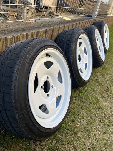 タイヤホイールセット　tc01 テッチン　１５インチ PCD100