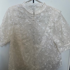 Lily brown 刺繍チャイナブラウス　の画像