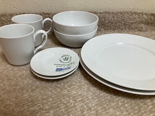 総額約3万円！未使用品ロイヤルコペンハーゲン食器セット