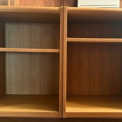 本棚　段差調節可能　収納棚　2つセット