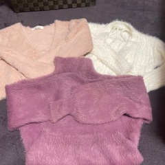 ニットセーター、ボレロ、キャミまとめて4点