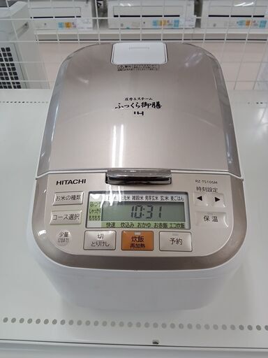 お値段見直しました！ ★ジモティ割あり★ HITACHI IH炊飯器 RZ-TS105M  21年製 動作確認／クリーニング済み TC6136