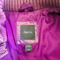 GAP 150cm パープル中綿入ジャンバーの画像