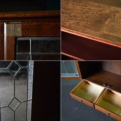 ヤ取12/14終了】≪zyt1752ジ≫ 三越家具 ブルージュ 英国アンティーク