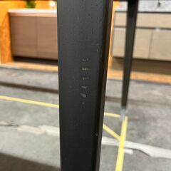 【モデルルーム展示品】W2000 TIME＆STYLE(タイム&スタイル) NANCY(ナンシー) ダイニングテーブル チャコールグレー【※脚分解不可】【JX1124-03】の画像