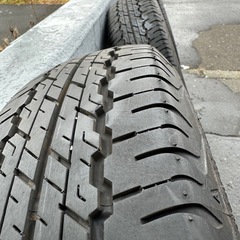 値下げ　
JB74バリ山純正タイヤの画像