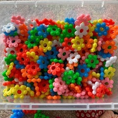 花はじき　おままごと　おはじきビーズ　ハンドメイドの画像