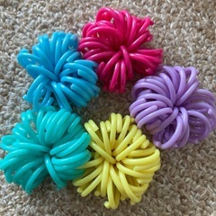 花はじき　おままごと　おはじきビーズ　ハンドメイドの画像