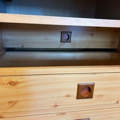 【引取り限定】押入れ引出し　一段に2つの引出し　衣替えがラク　の画像