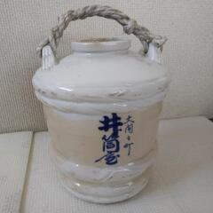 骨董品　井筒屋の陶器樽の画像