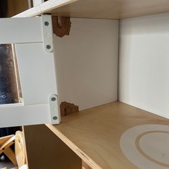 子供用キッチンカウンター　IKEA おままごとセットの画像