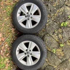 値下げしましたトヨタハリアー純正17インチホイールタイヤおまけ付きの画像