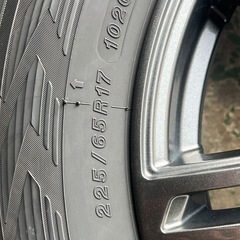 アルミタイヤセット　17インチ　スタッドレスの画像