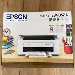 【お譲り先決定】プリンター　EPSON EW-052A