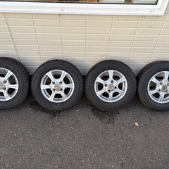 軽トラ 軽貨物等に　145/80R12 バリ山 スタッドレスタイ...