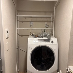 ランドリーラック　洗濯機ラックの画像