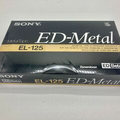 SONY ビデオテープ ED-Metal Beta EL-125...