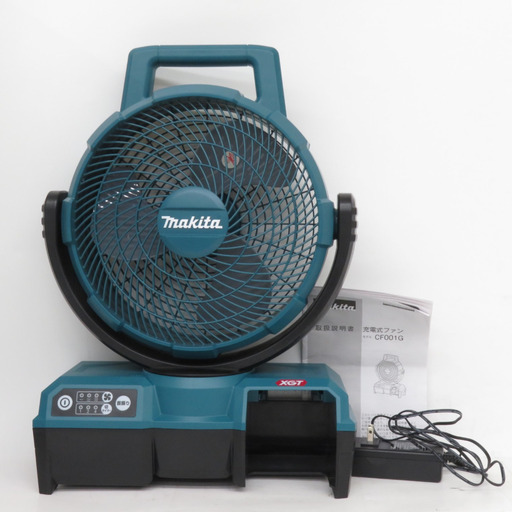 makita マキタ 40Vmax対応 充電式ファン 羽根径235mm 本体のみ ACアダプタ付 CF001G 中古美品 【工具専門店 テイクハンズ金沢野々市店】