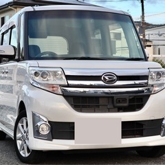 H26 タントカスタムX SA/車検2年/TVナビ/Bカメラ/パワスラ