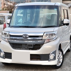 H26 タントカスタムX SA/車検2年/TVナビ/Bカメラ/パワスラの画像
