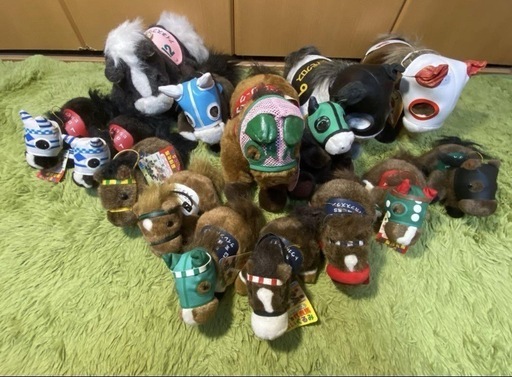 スーパーホース 1999年 最強牝馬ぬいぐるみ/90年 代表馬15頭セット