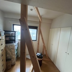 自作　洋服がけ