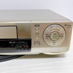 【ジャンク品】Panasonic パナソニック ビデオデッキ SVHS NV-SX505 リモコン付 ケーブル付の画像