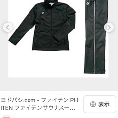 ファイテン　サウナスーツ美品の画像