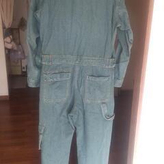 デニムのツナギの画像