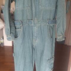 デニムのツナギの画像