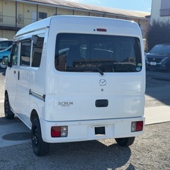 マツダ　スクラム　令和1年　走行距離6万キロ　車検2年間　4速AT ナビETCの画像