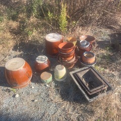無料　花瓶　壺　花器　植木鉢　　傘立て