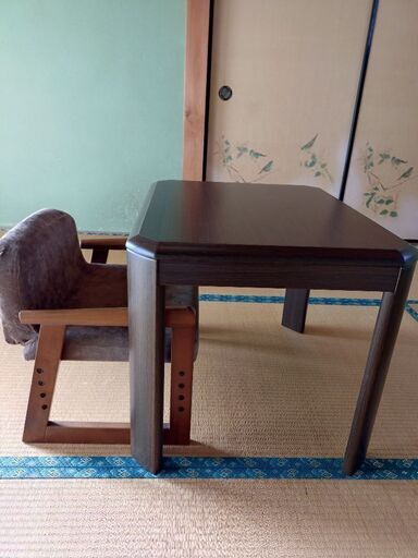 椅子付きコタツ69×55×高さ52か58cm
