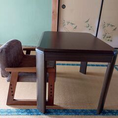 椅子付きコタツ69×55×高さ52か58cm