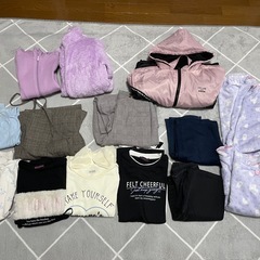 秋冬洋服まとめ売り　150〜160 12点セット