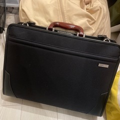 アイエス・プラス　ビジネス2wayバック　軽量木製ハンドル