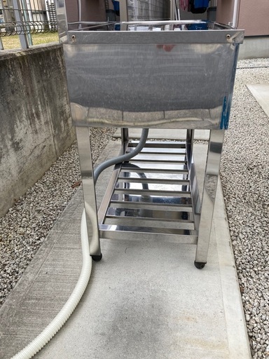 中古 流し台 ステンレス 1槽　幅90奥行45高さ80 （ｃｍ）  