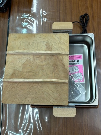 おでん鍋　未使用　昭和レトロ　家庭用　100W　取り扱い説明書付