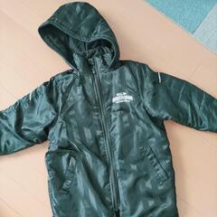 【美品】男児ベンチコート 110センチ 防寒着 スポーツ サッカ...