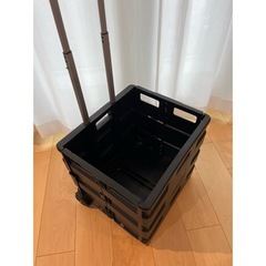 折りたたみ式キャリーカート大　蓋付きの画像