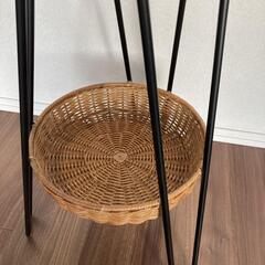 IDÉE イデ 無印良品 ワラビー サイドテーブル ブラック