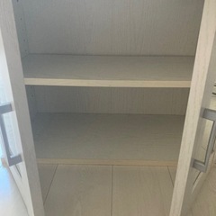 募集中！ニトリ キャビネット マーレ ホワイト 可動式棚の画像