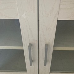 募集中！ニトリ キャビネット マーレ ホワイト 可動式棚の画像