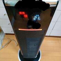 【美品】タワーファン　温風機　冷風機　羽無し　ブラック　扇風機