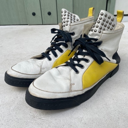 アルフレッドバニスター　ハイカット　スニーカー　レザー